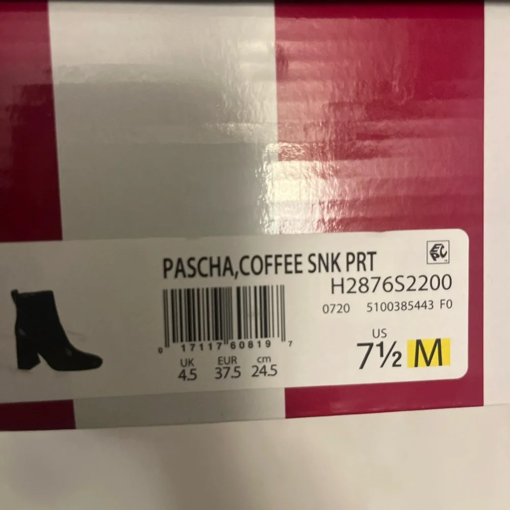 Sam Edelman Brown Snakeskin heeled boots - Picture 4 of 5